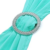 Vista 23 de MDS - Paquete de 50 bandas elásticas de elastano para silla, lazos elásticos para sillas con hebilla deslizante, ajuste universal para bodas, Acción