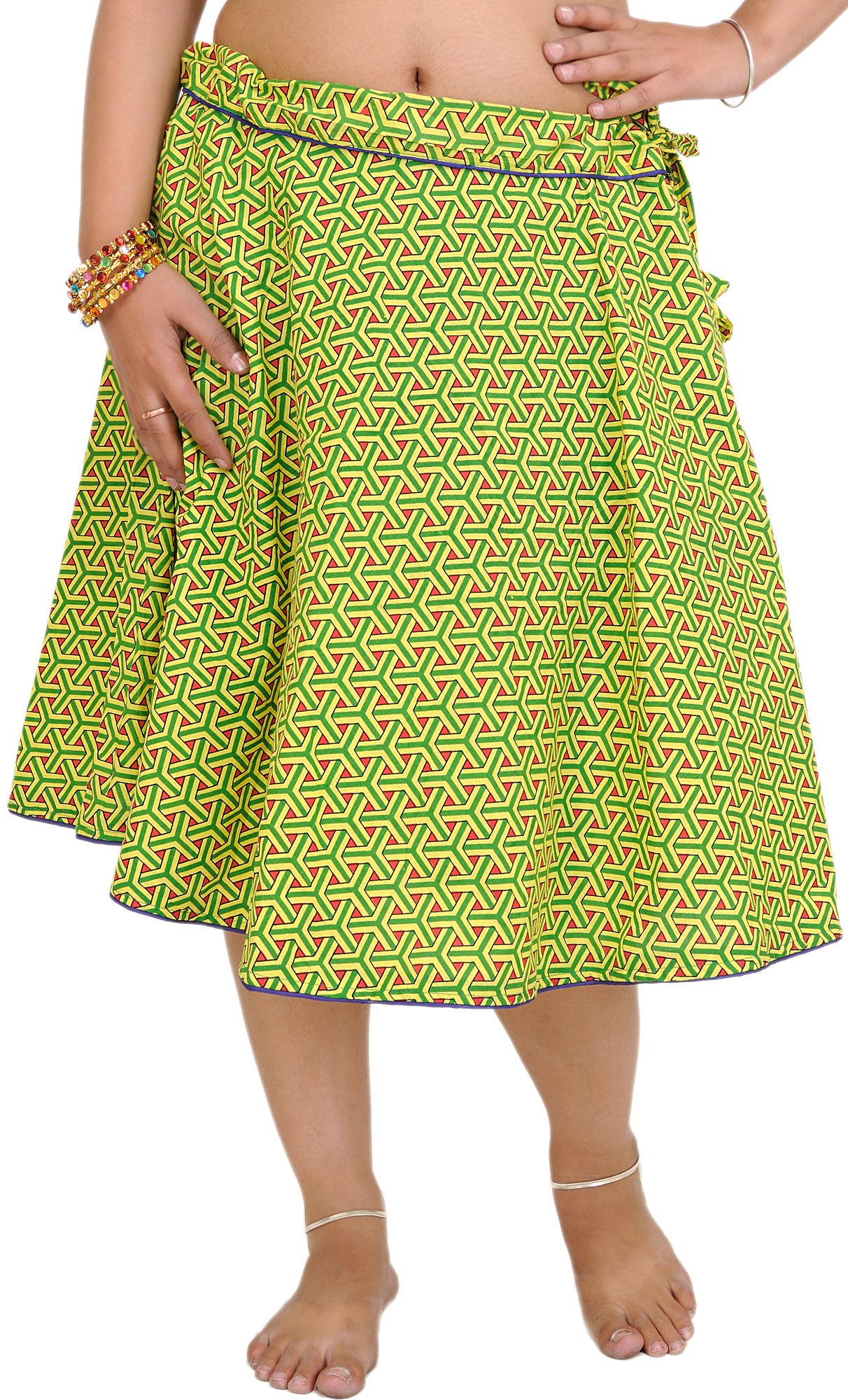 Exotic IndiaCotton Full Skirt