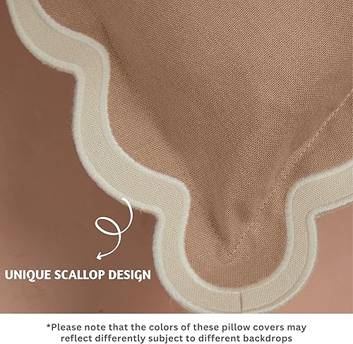 Miniatura 5 de Folkulture Fundas de almohada decorativas para sofá, de 18 x 18 pulgadas, para sala de estar, 100% algodón, juego de 2 fundas de almohada bohemias o