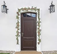 Vista 3 de CraftMore Brighton Pine - Guirnalda de Navidad de 72 pulgadas