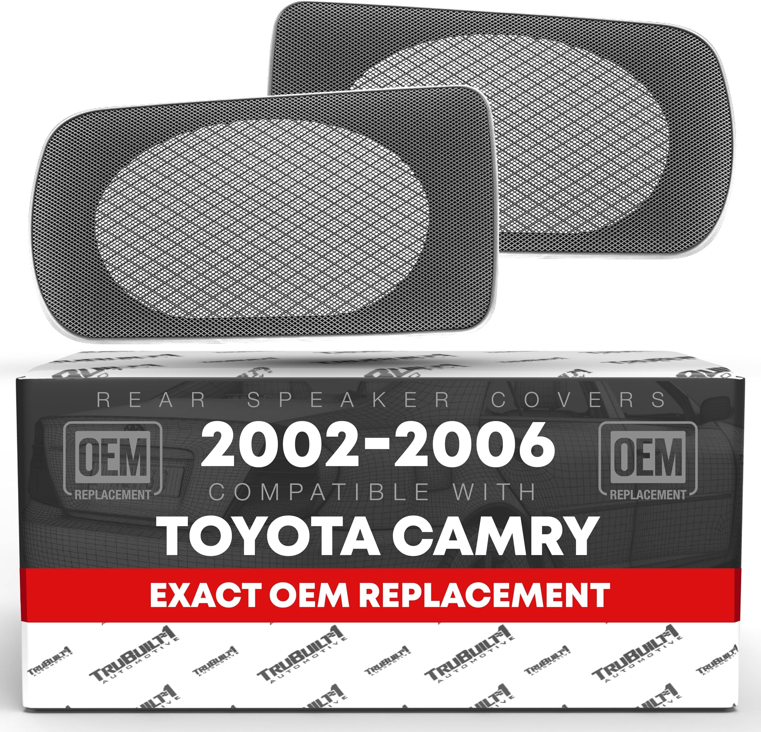 HECASA Replacement Rear Speaker Grille Covers Compatible