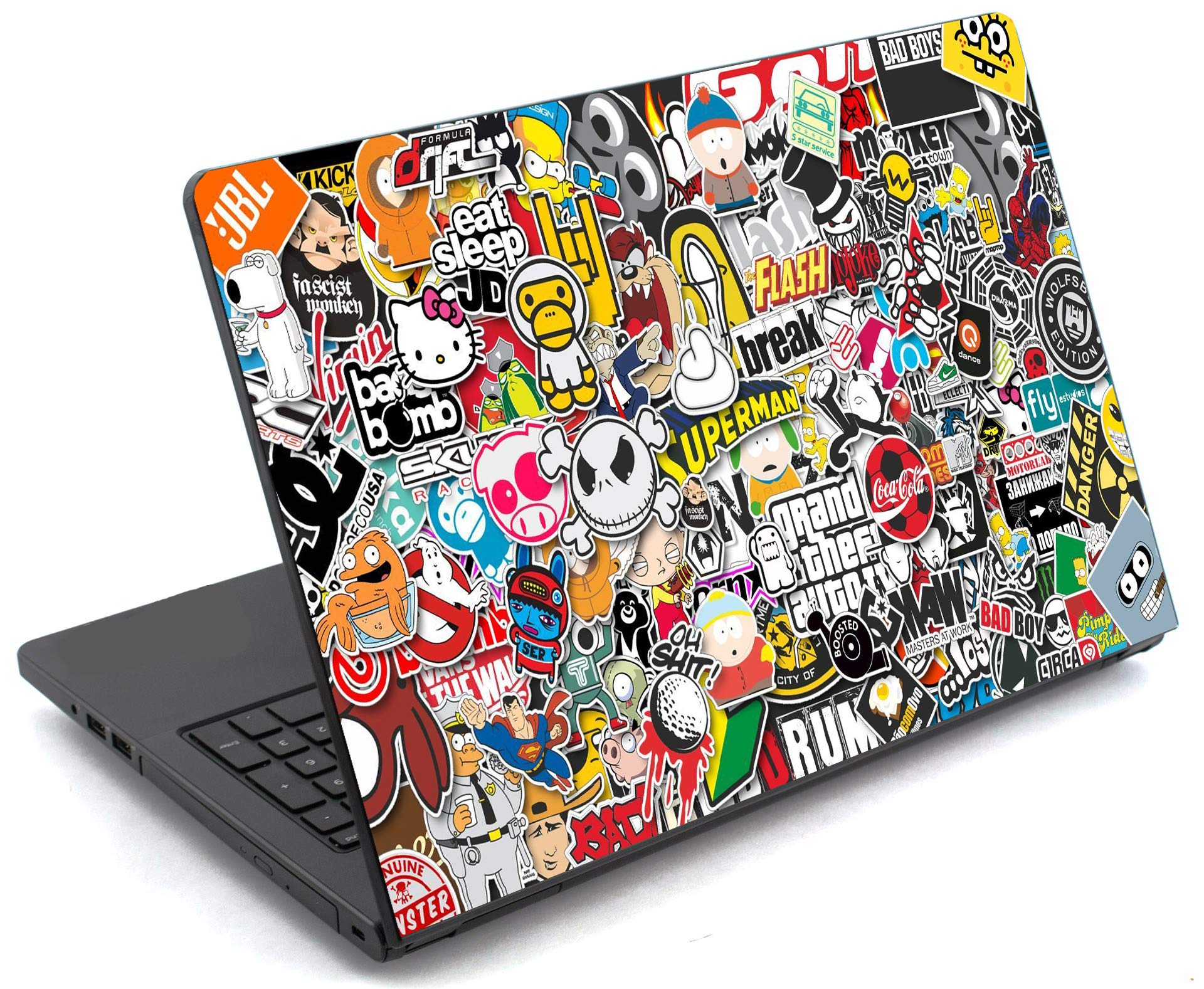 Ramiya- Laptop Skin Stickers for 15.6 inch Fits for All Models Upto (Size: 15 X 10 inches) Vinyl, Finish-Glossy,Easy to Apply (B07MK916YB) Amazon Price History, Amazon Price Tracker
