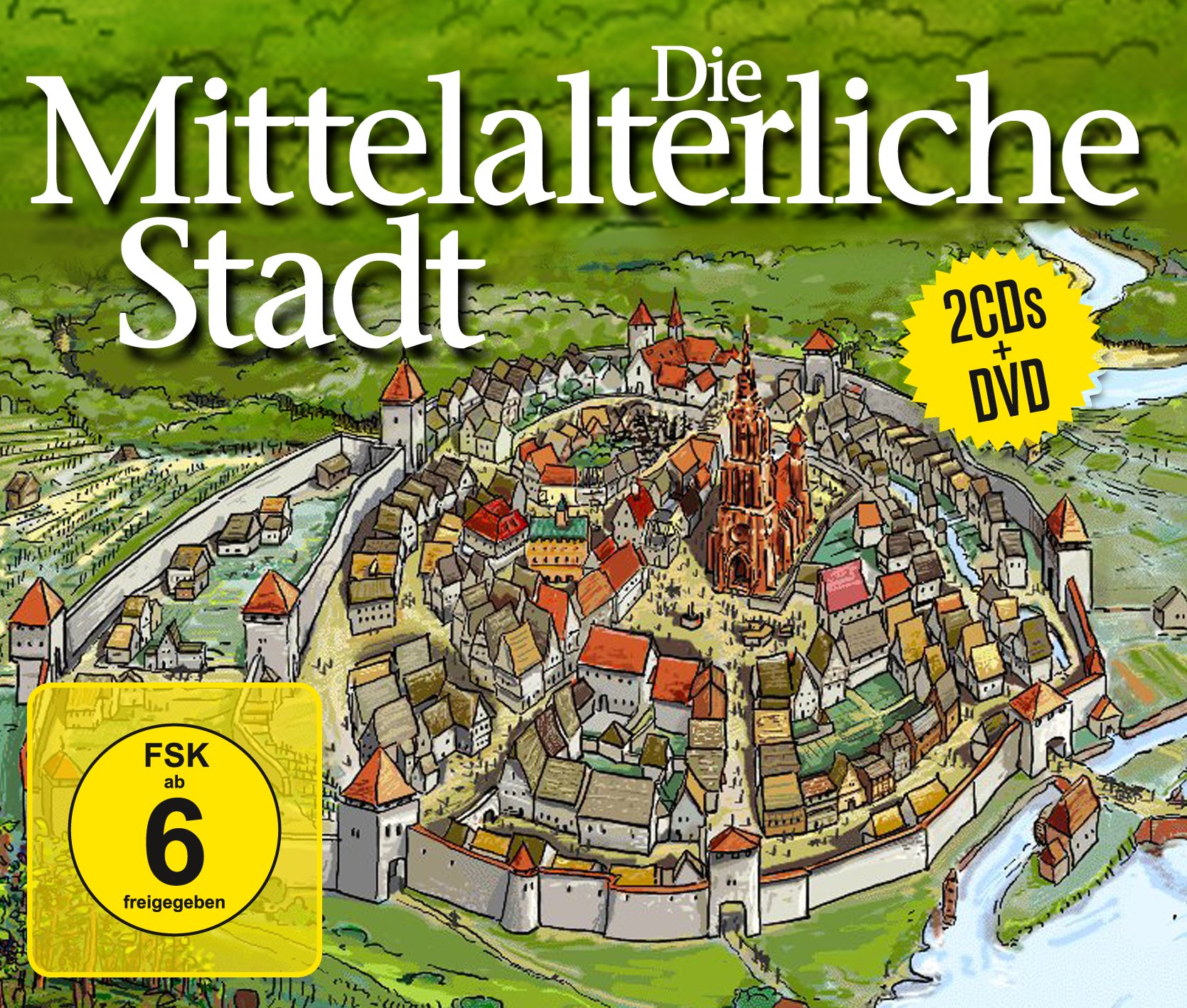 Die Mittelalterliche Stadt. 2CD+DVD