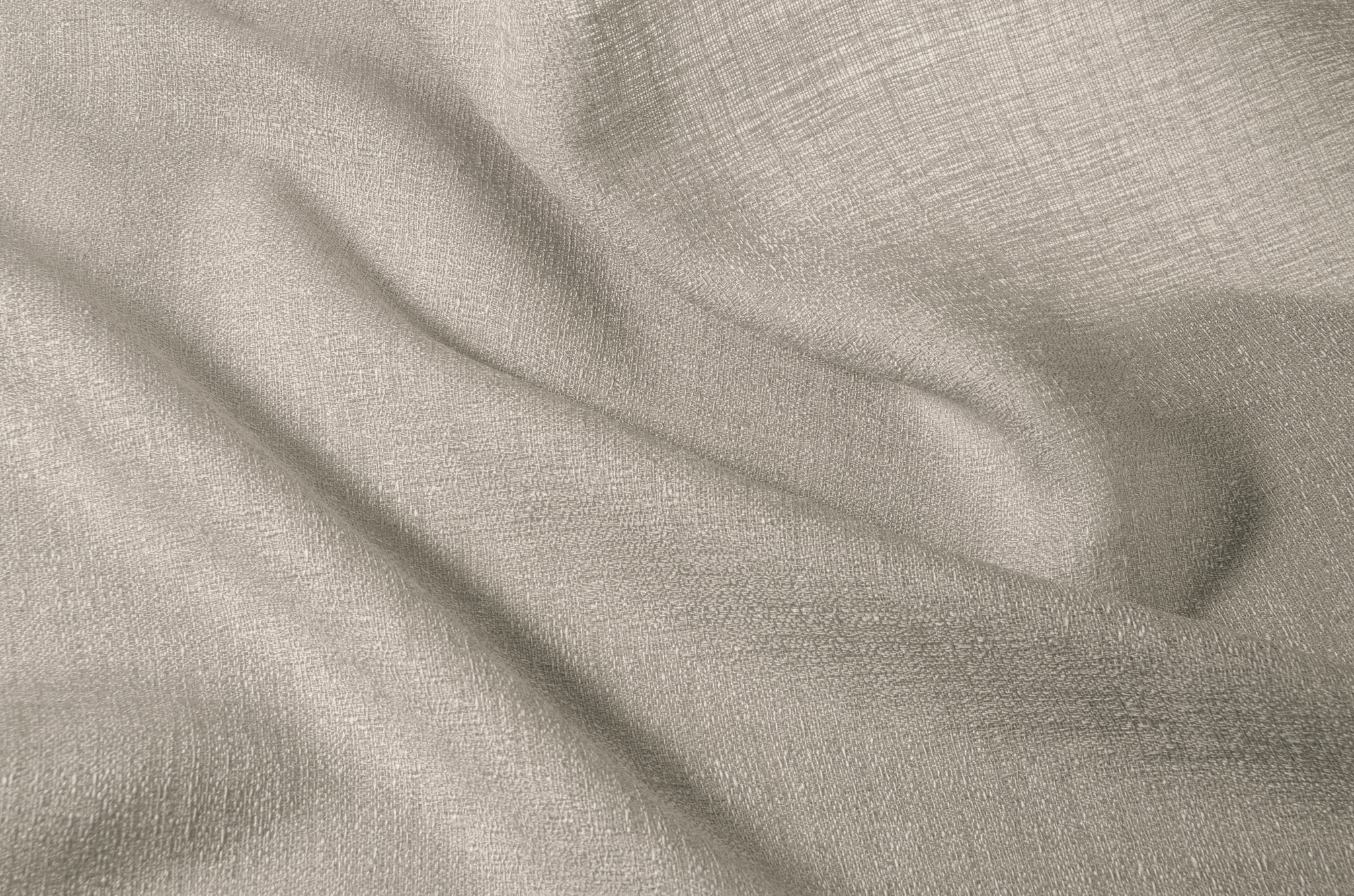 Home Collection TIF129 Tenda Tiffany, Poliestere, Grigio, 140x280 cm