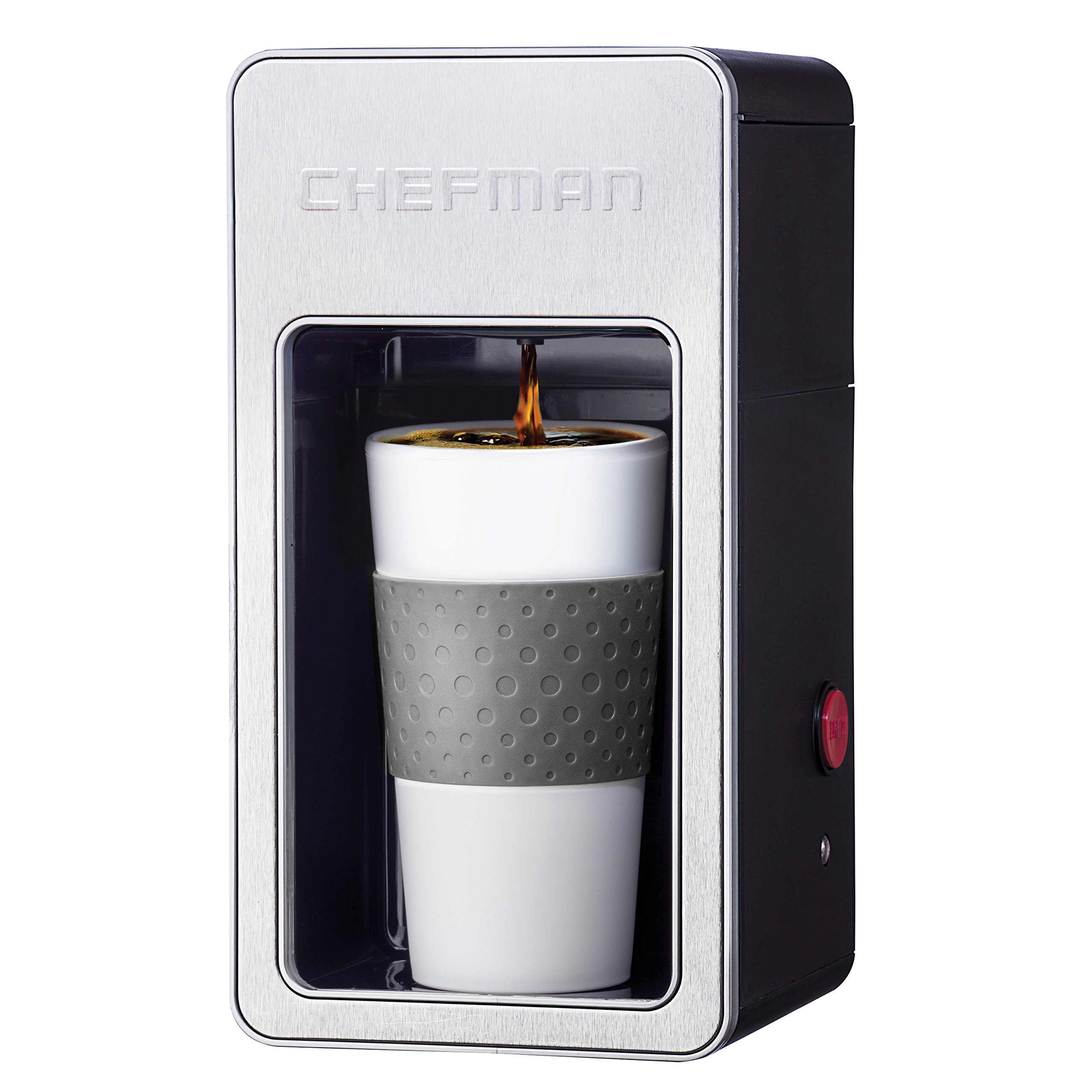 Chefman RJ14-M-S-Gr Single Serve Coffee 