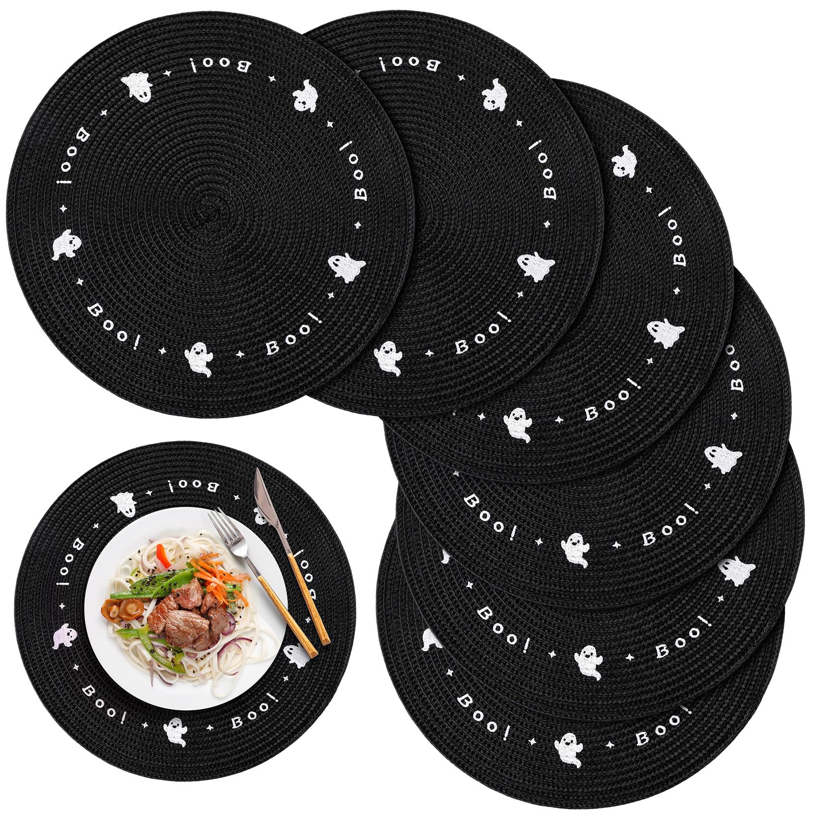 Set de table plastique Halloween pour repas de fête en famille et cuisine