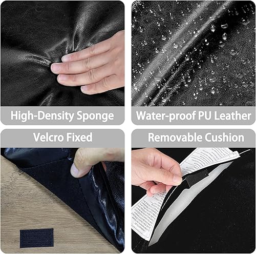 Miniatura 7 de IRONCK Banco de almacenamiento banco de zapatos de entrada con espacio de almacenamiento abatible y 2 cajones con capacidad para hasta 330 libras