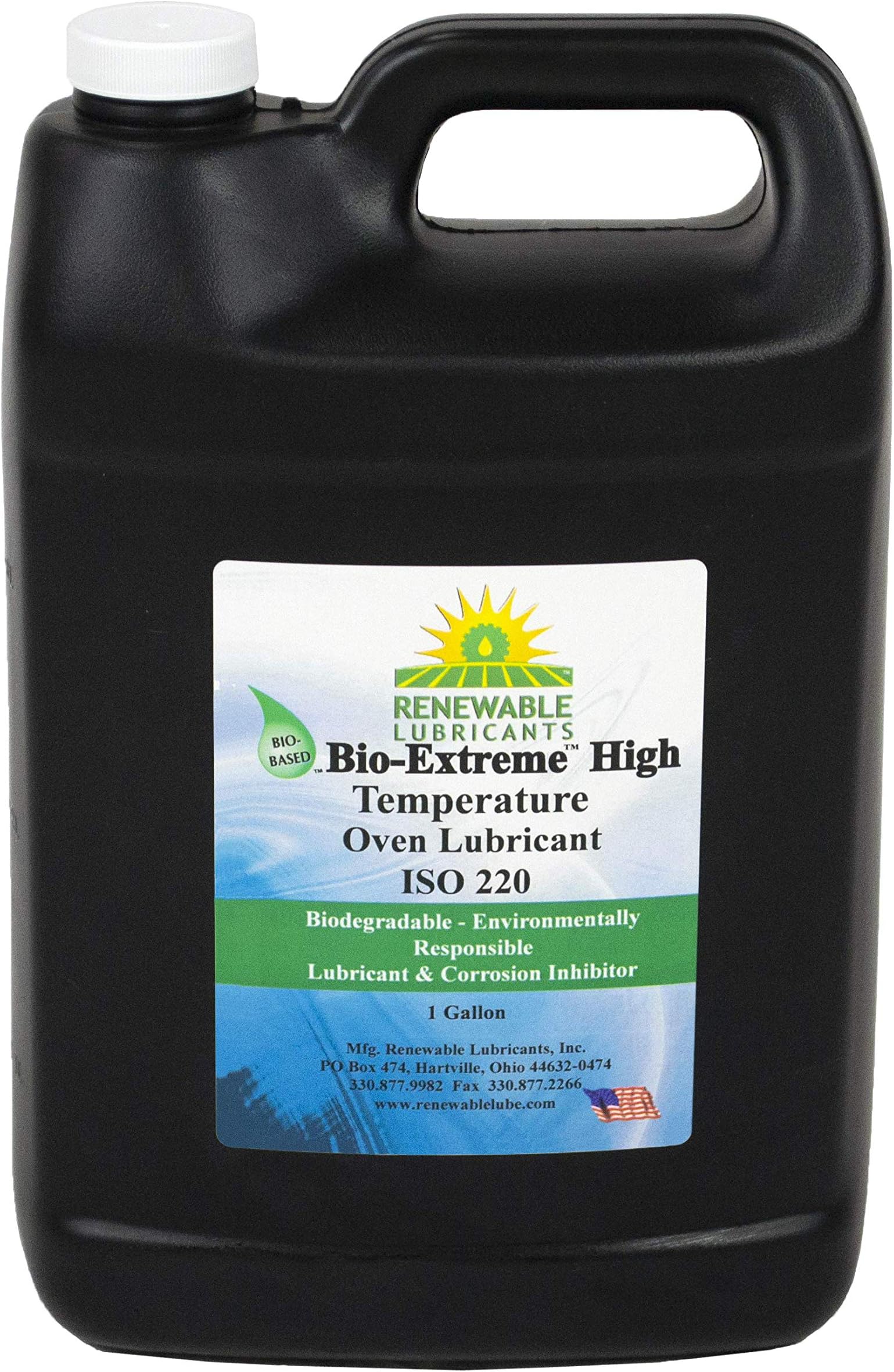 Renewable Lubricants - 81883 Bio-Extreme ISO 220 High Temperature Oven Lubricant, 1 Gallon Jug