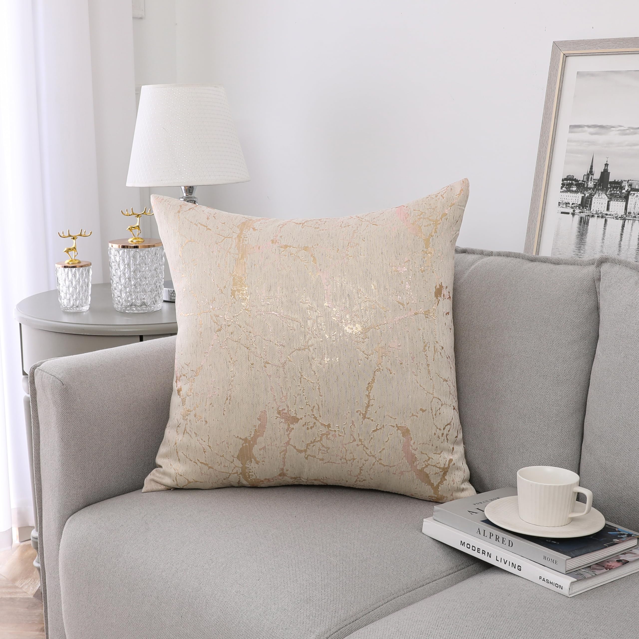 Housses de coussin jacquard Majestic Giftware de qualité supérieure et lavables