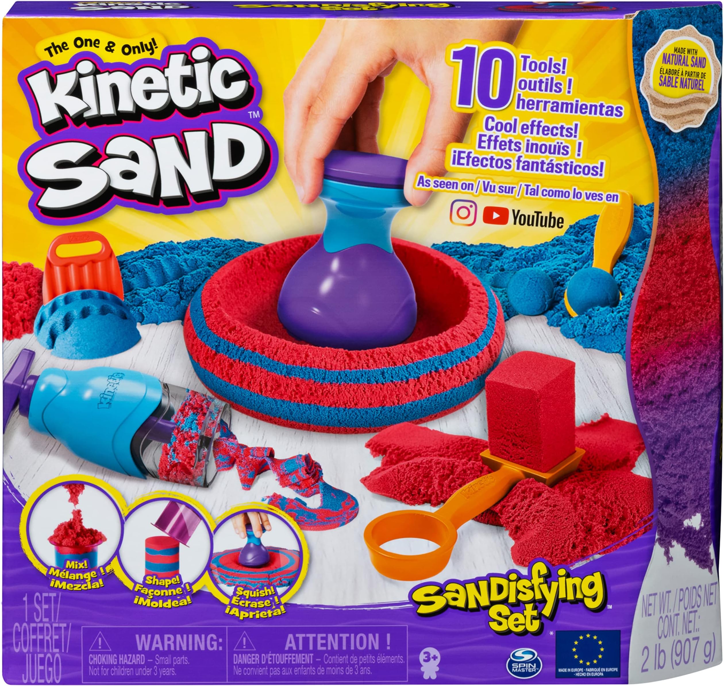 Kinetic Sand Sandisfying Set