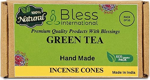 Miniatura 149 de Bless International Cedro 100% natural - Conos de incienso hechos a mano, sumergidos a mano, orgánicos, sin productos químicos para purificación