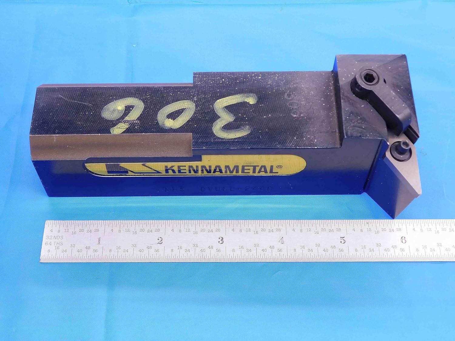 KENNAMETAL DVUNL-244D Turning Tool Holder 1 1/2 Shank VN-43 Inserts 5 7/8 OAL - AB0666CU2