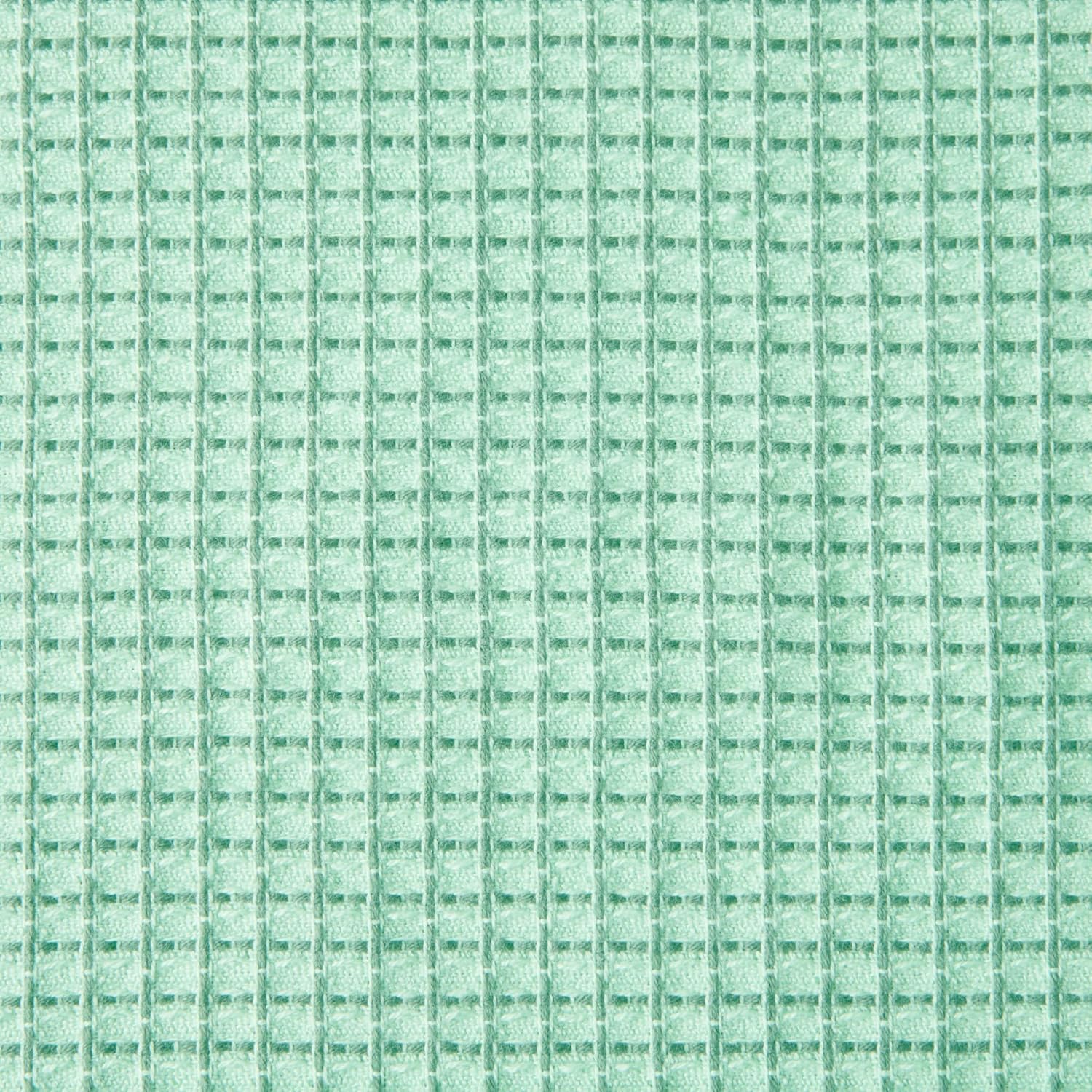 KitchenAid Gourmet Series Gridlines Kitchen Towels 3-Pack Set, 100% Cotton Absorbent, Color of THE Year, Spearmint, 18"x28"