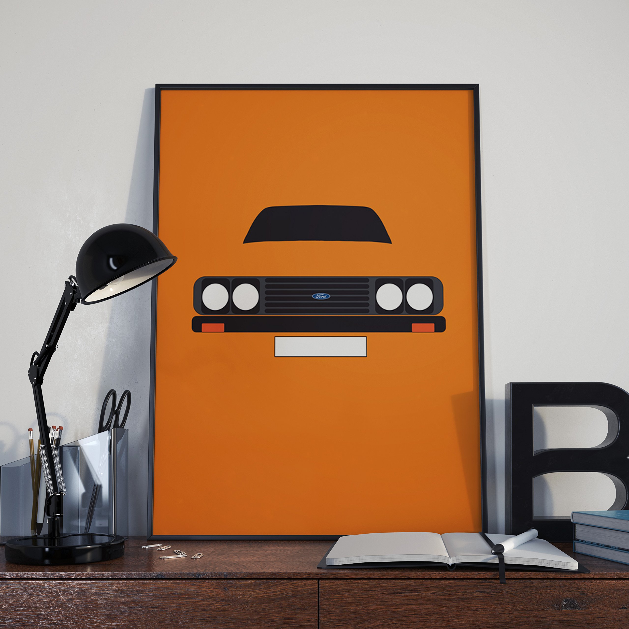 Retro Motor Company Ford Escort Mk2 Rs2000 Print