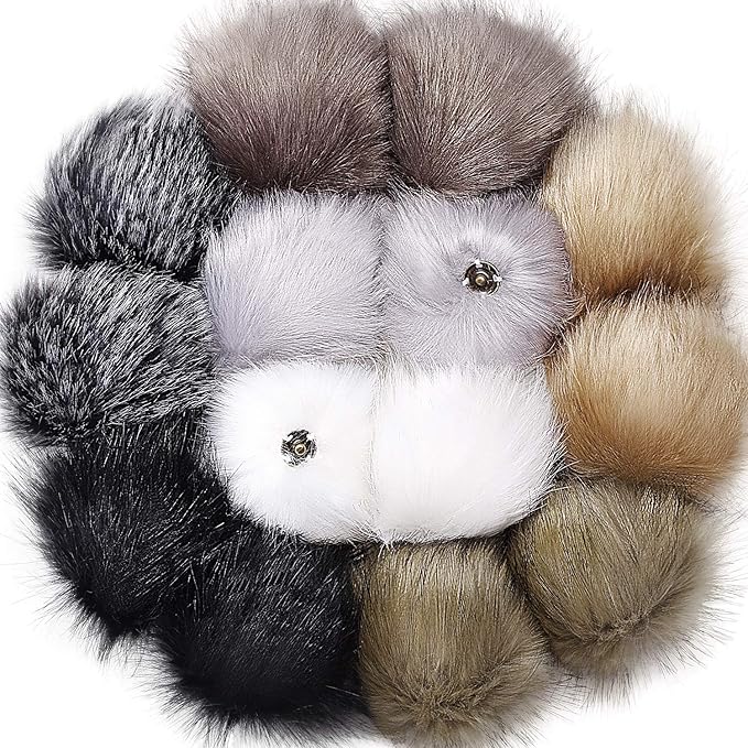Fur balls for hats Outlet