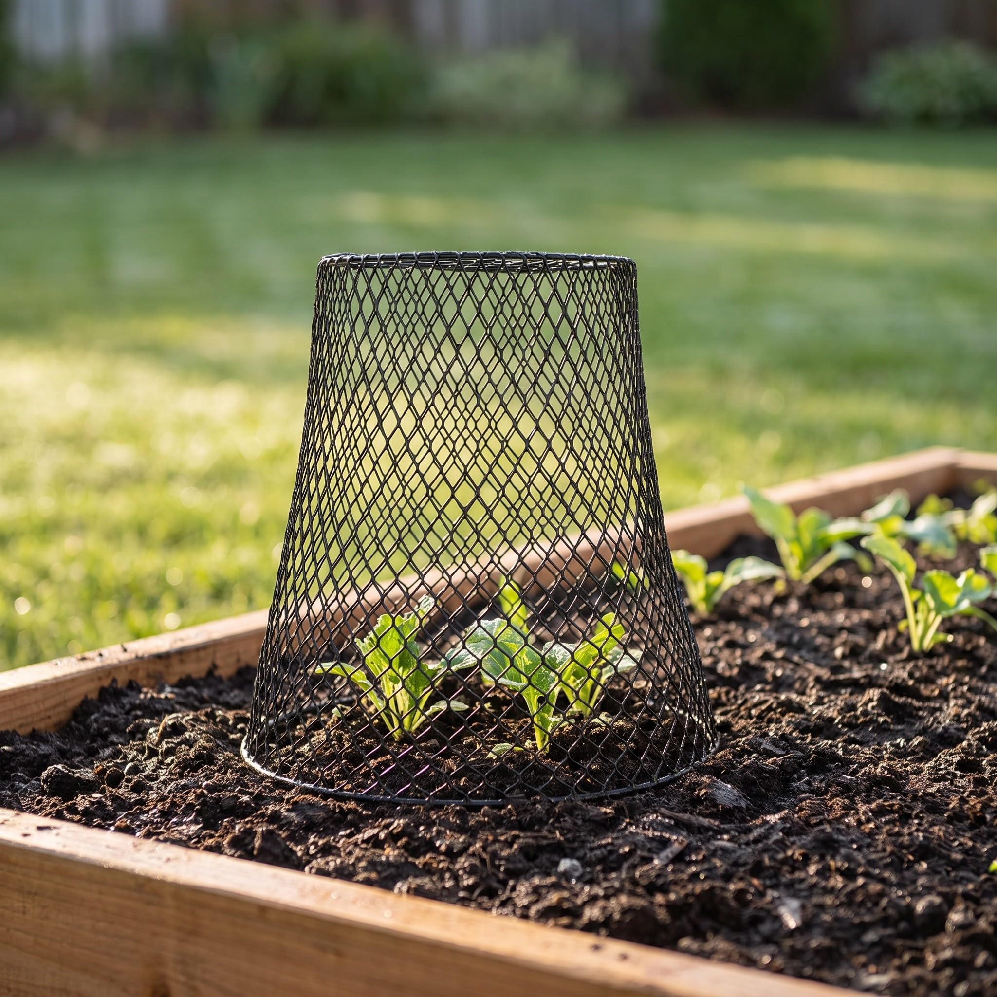 VICASKY 1 Set Garten-Hühnerdraht-Glocke, 23 x 23 x 15 cm