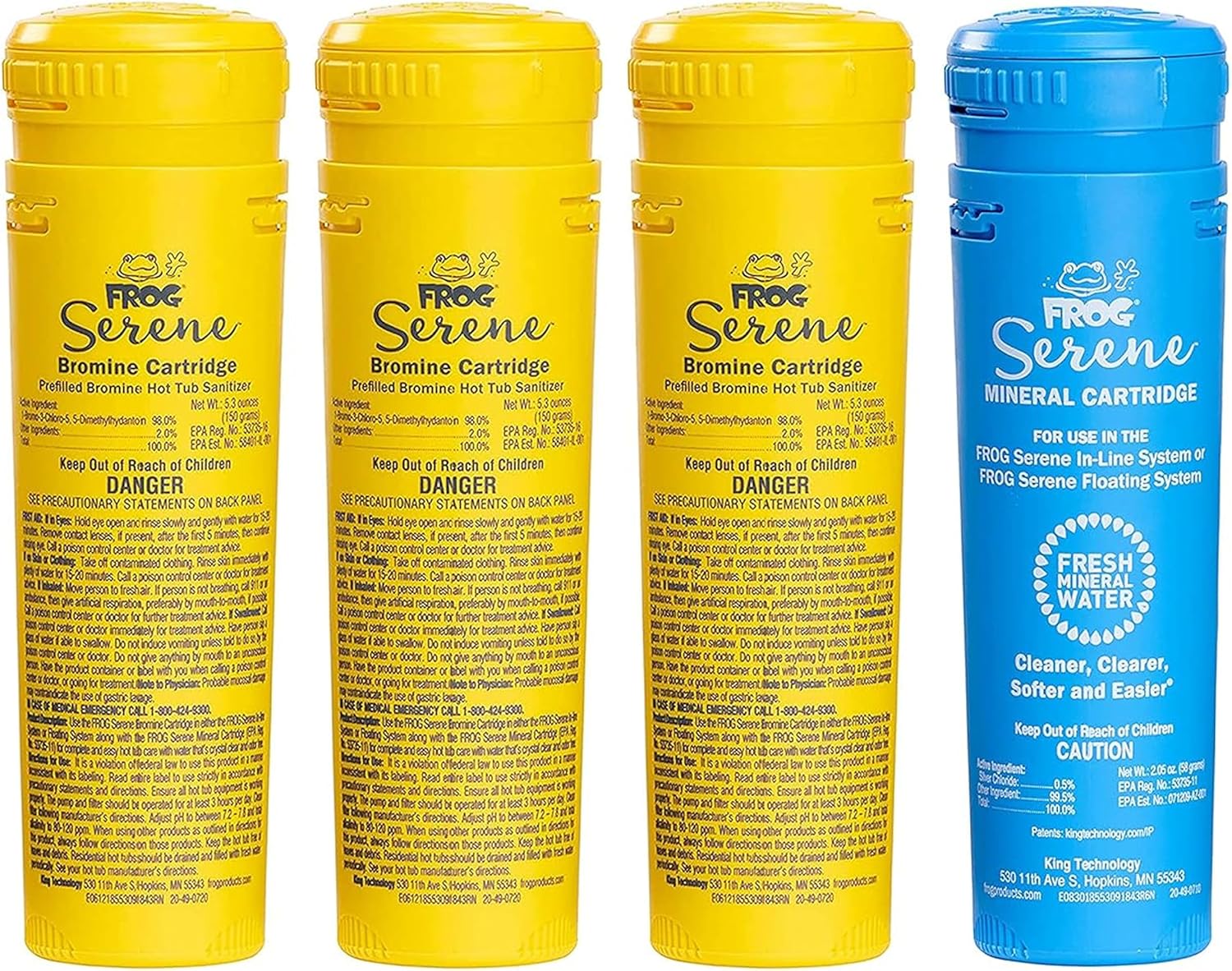 Kit de Cartuchos Reemplazo Mineral y Bromo FROG Serene miniatura 1
