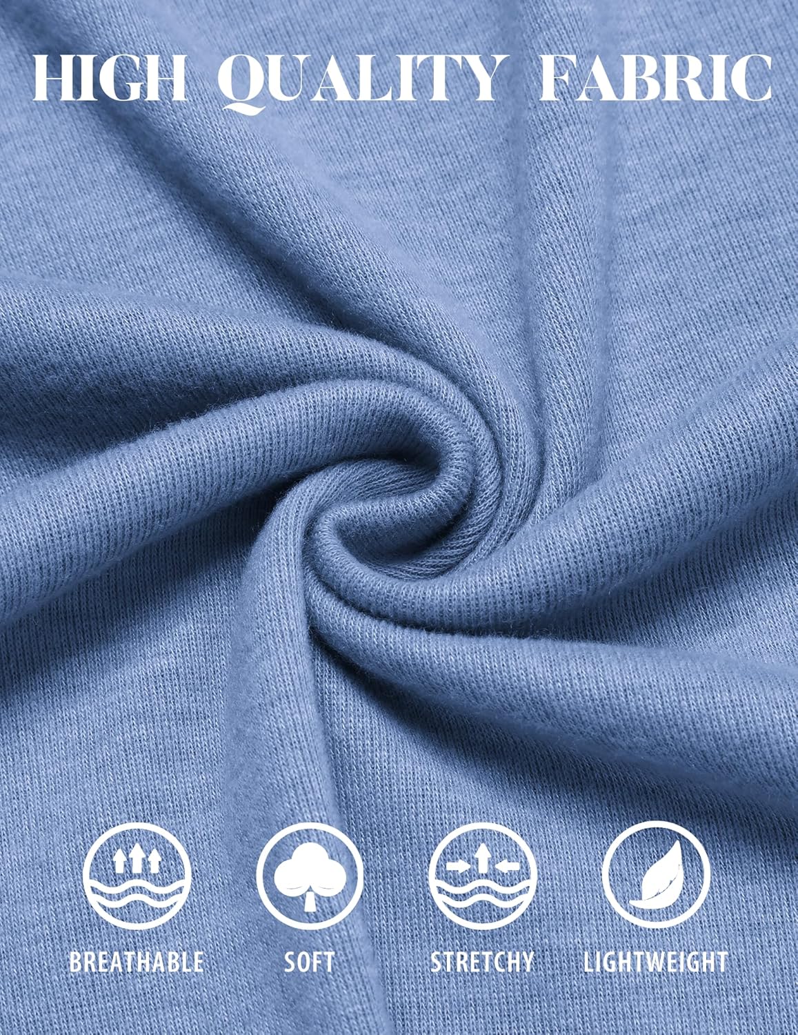 COOFANDY Mens Long Sleeve Polo Shirts Classic Casual Button Polo Tee Lightweight Collared Golf Shirt - Image 6