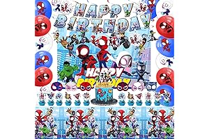 Spidey Birthday Supplies Set: Ultimate Party Essentials for Spidey Fans
