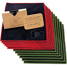 Clean &amp; Clear Microfiber Cleaning Cloth, Extra Large [12 Pack] Ultra Premium Microfiber Cleaning Cloth - Microfiber Cloth for Camera Lens, Glasses, Screens, and All Lens.