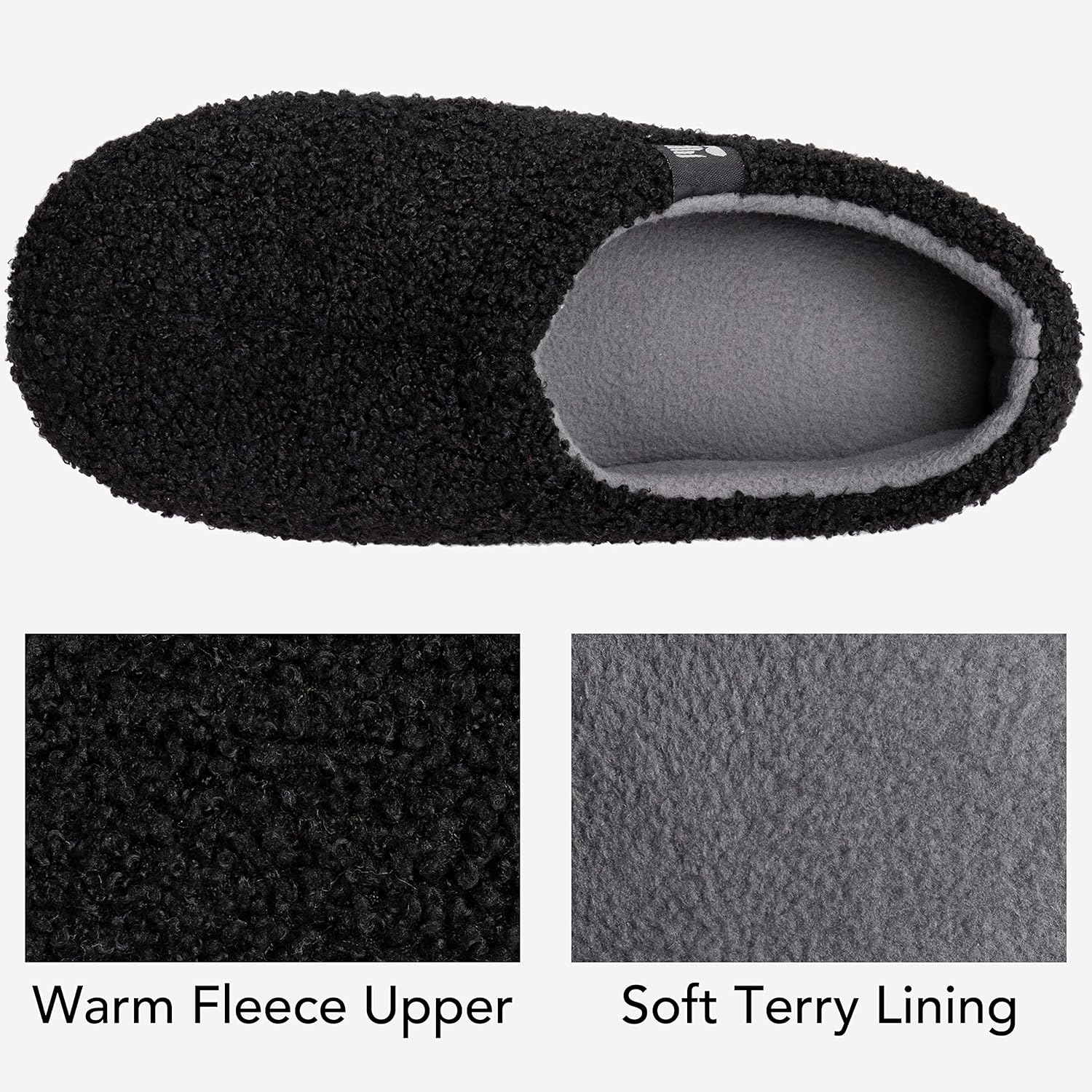 RockDove Women's Teddy Fleece Closed Back Indoor Slipper - Image 5