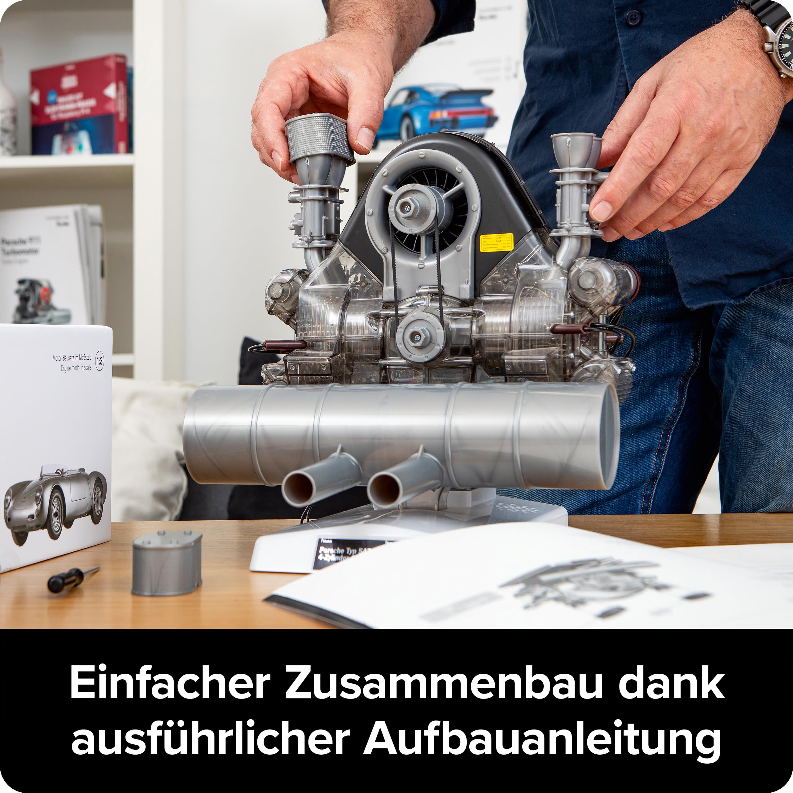 Amazon | フランジス 1/3スケール 547型ポルシェ水平対向4気筒