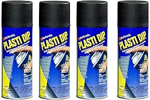 Plasti Dip Multi-Purpose Spray in Matte Black, 11oz Cans (4 Pack)