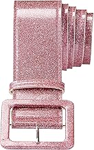 W WIDMANN MILANO Party Fashion - Cinturón con purpurina, aprox. 120 cm, accesorio para disfraces disco de los años 70