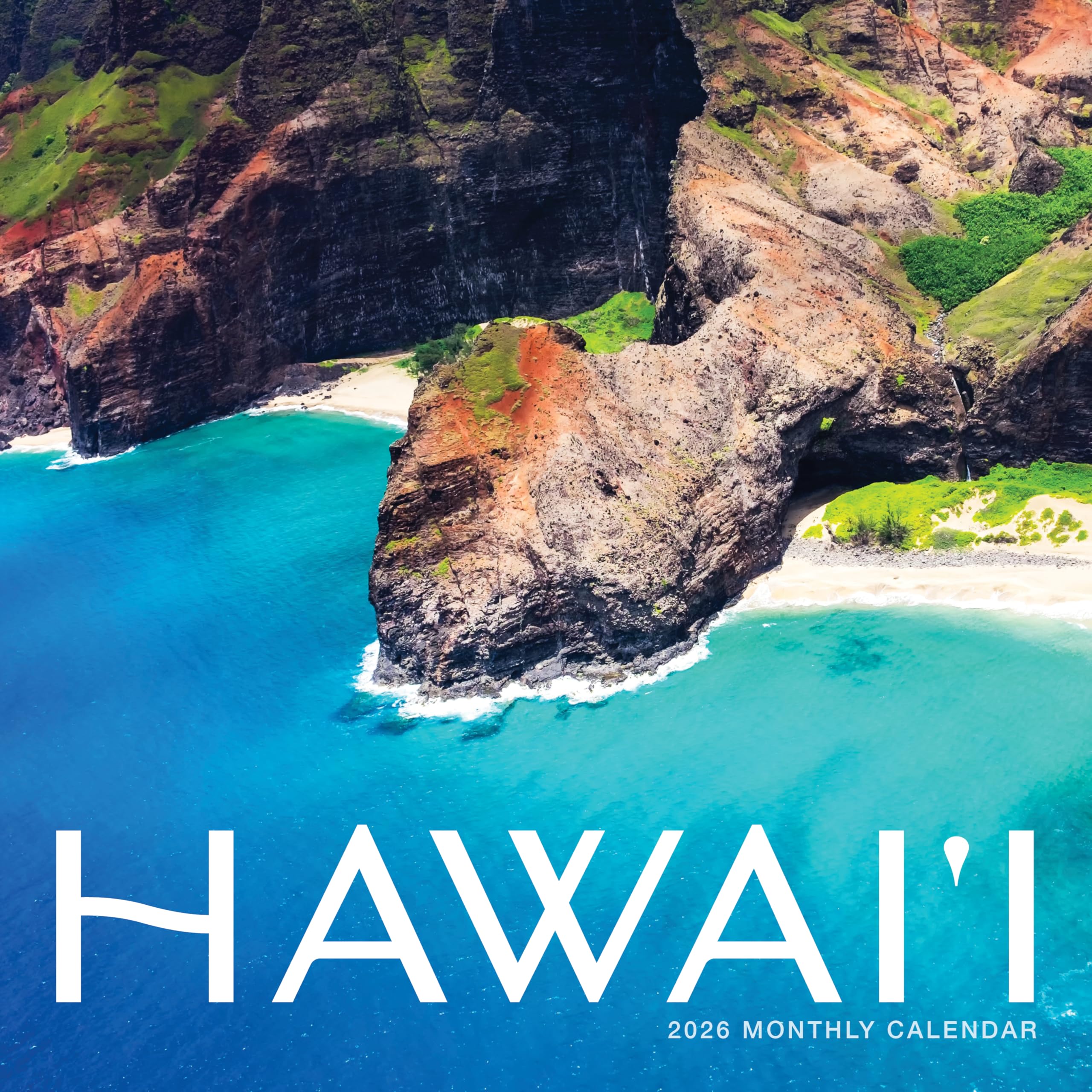 Hawaii 2026 Calendar | 2026 Wall Calendar | Monthly Planner | Planner 2026-2027 | Marble City Press | 12” x 24” | Sustainable | Plastic Free | Printed on Thick Art Paper