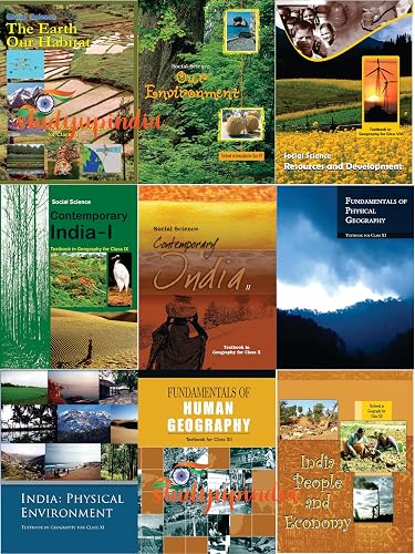 NCERT Textbook Geography Books 6th to 12th (1 Combo Set)
