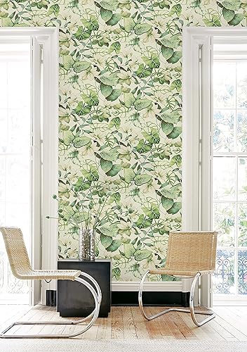 Miniatura 2 de Tommy Bahama Surface Style - Papel tapiz para despegar y pegar, papel tapiz floral para dormitorio, tocador, cocina, vinilo, cobertura de 30.75 pies