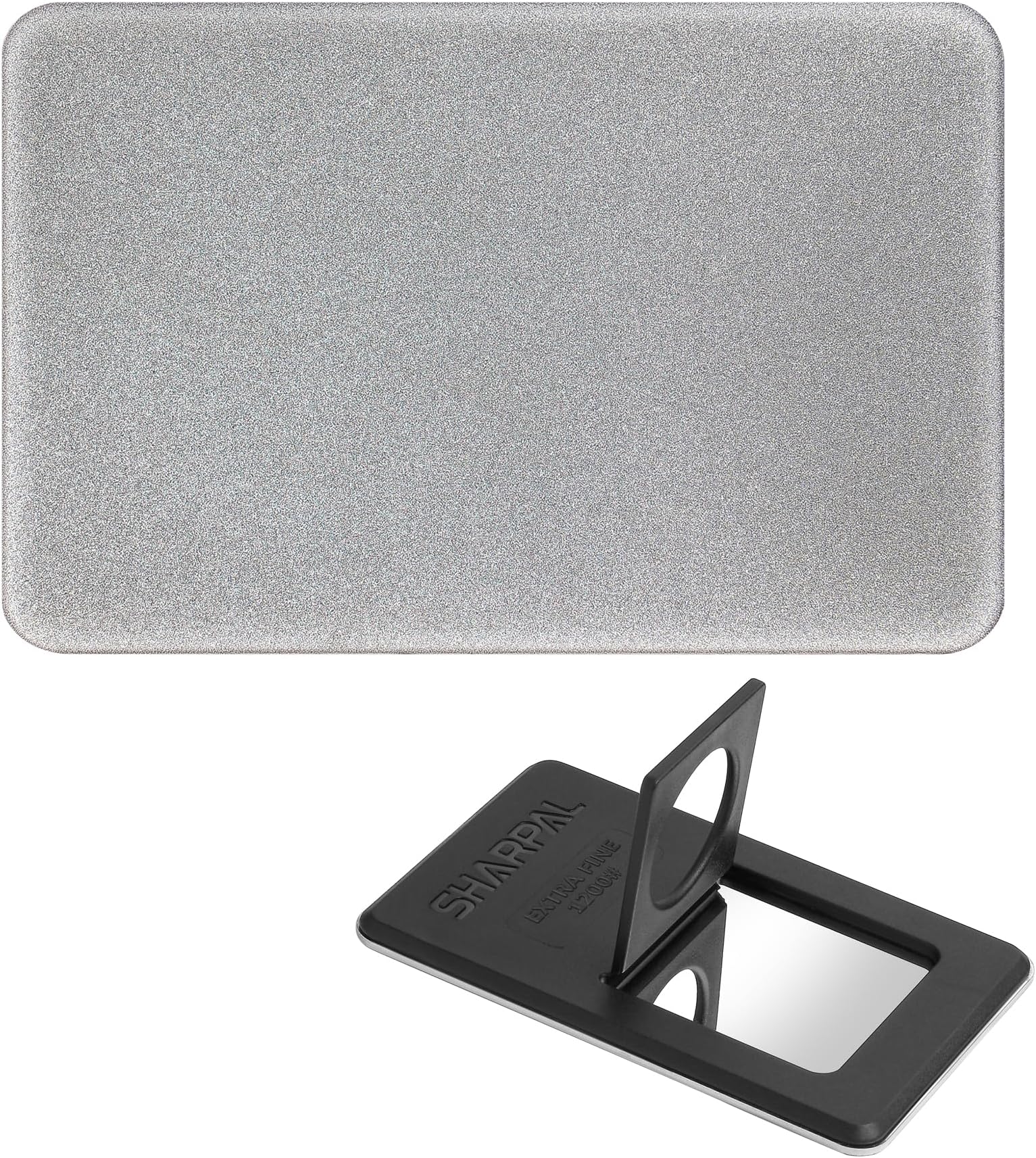 SHARPAL 115N Credit Card-Sized Diamond Sharpening Stone, Extra Fine 1200 Grit Pocket Knife & Tool Sharpener, Portable and Convenient for On-the-Go Use