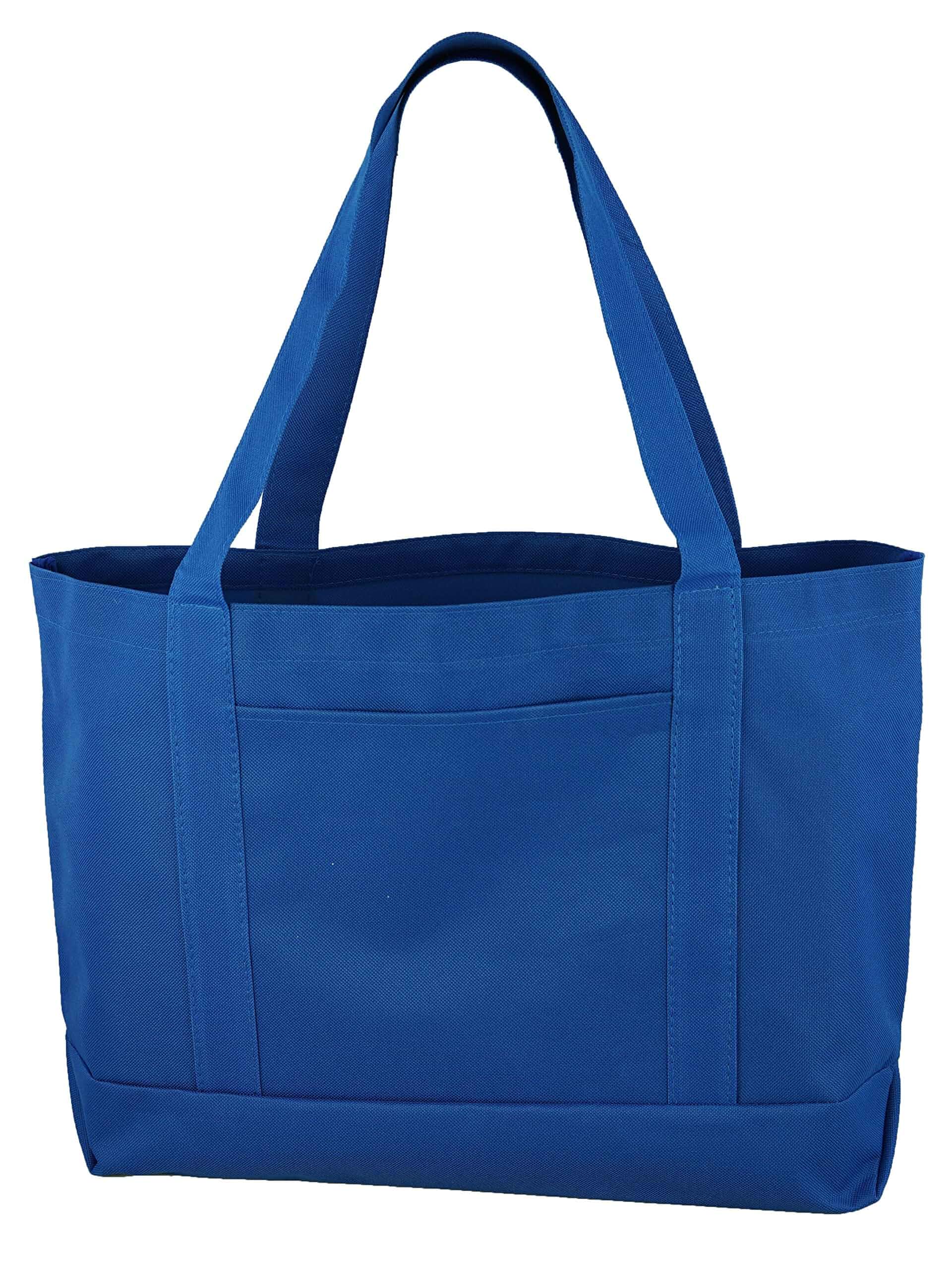 Daily Tote with Shoulder Length Handles and Outside Pocket