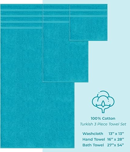 Miniatura 567 de American Soft Linen - Juego de 4 toallas de baño, 100% de algodón turco de 27 x 54 pulgadas, toallas de baño extragrandes, toallas para ducha