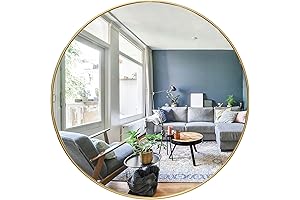 Gold Circle Wall Mirror: A Glamorous Statement Piece for Any Space