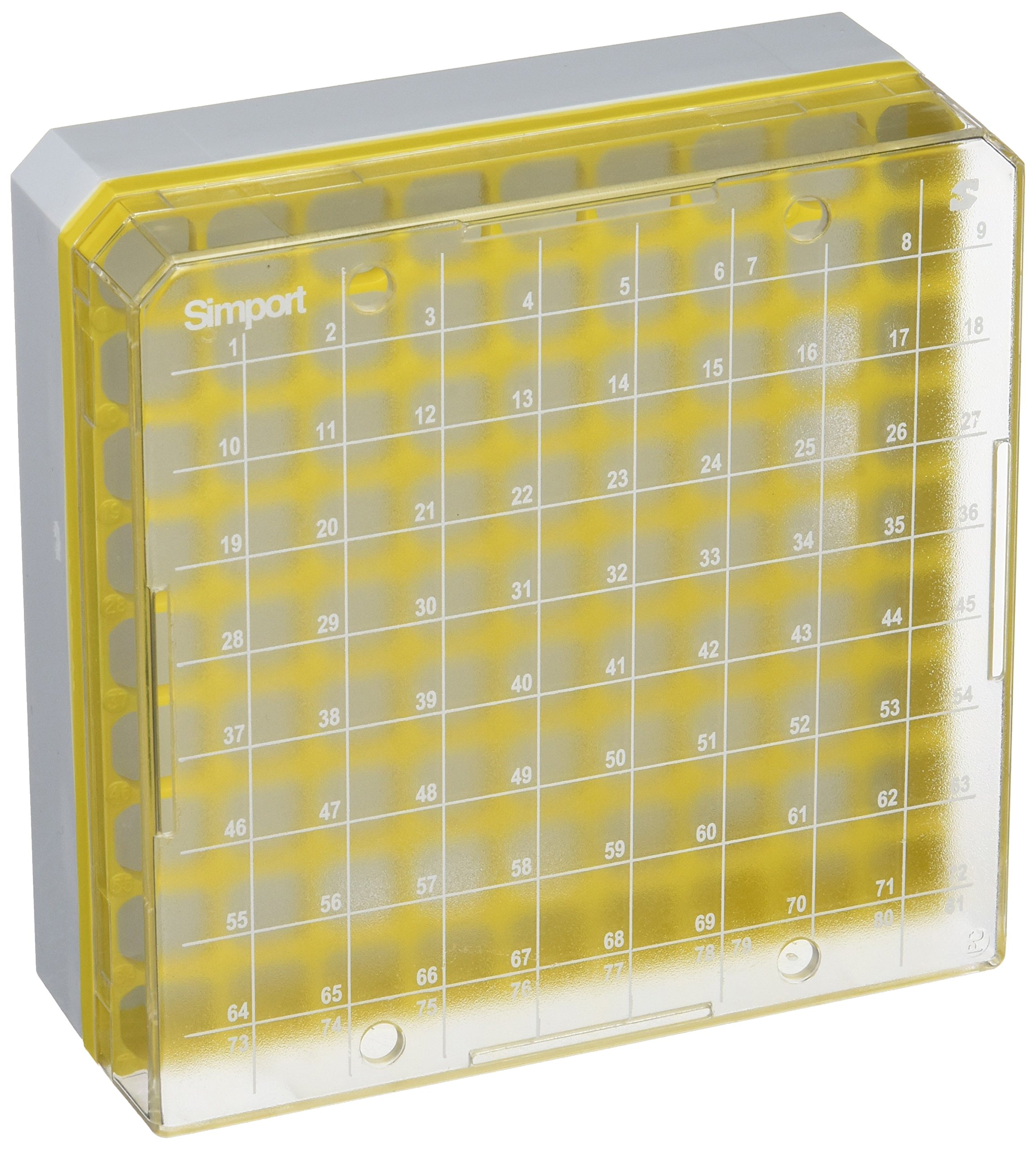 Neolab 7 8049 Kryo Boxes PC 81 Spots, 53 mm, arco iris (Pack de 4)