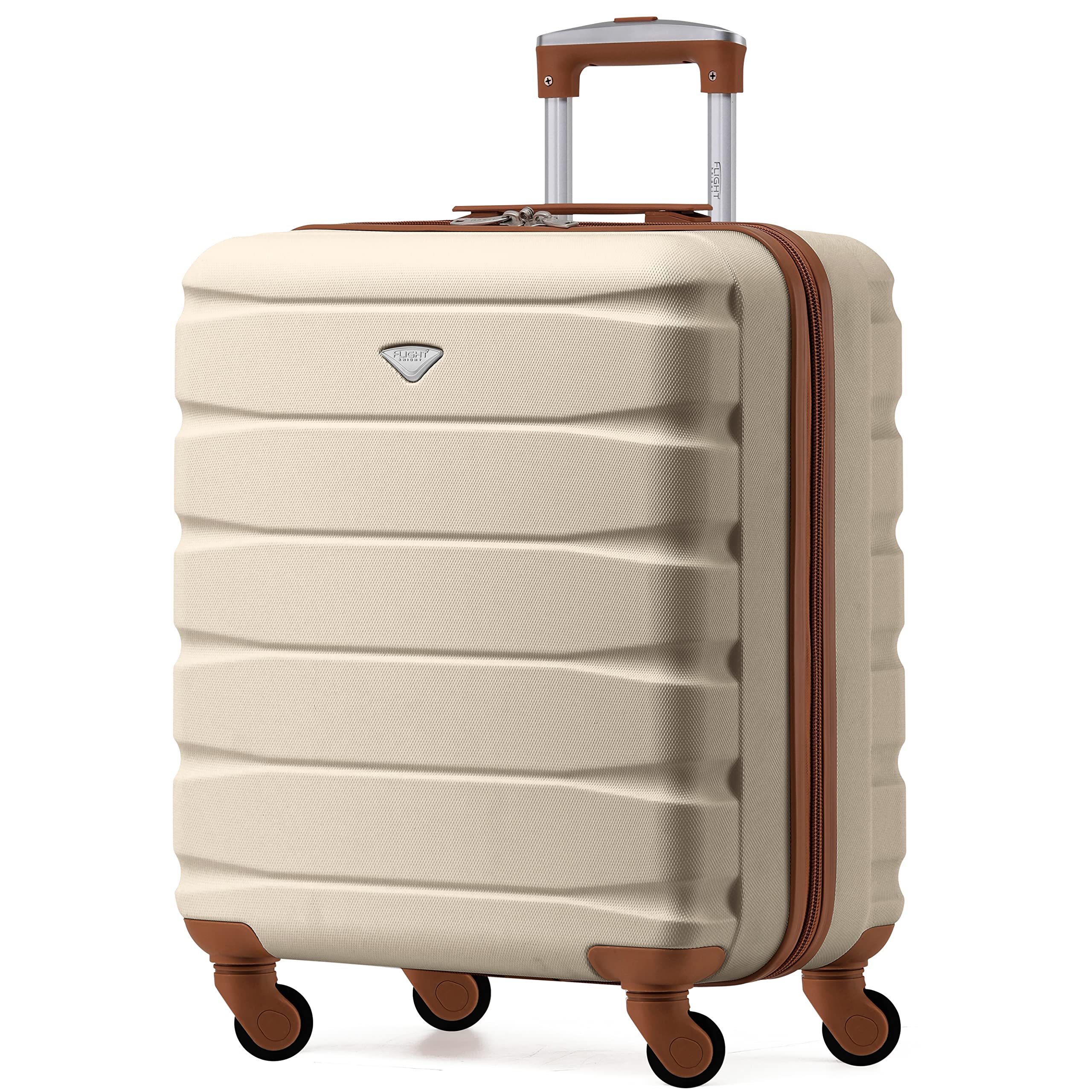 Flight Knight Lightweight 4 Wheel ABS Hard Case Medium Suitcase Approved for Over 100 Airlines Including easyJet, British Airways, Ryanair, Jet2, Emirates & Many More - Check-in Medium Size 25" — view 186