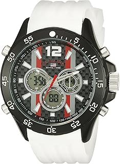 U.S. Polo Assn. Sport US9527 Orologio analogico al quarzo da uomo con display analogico digitale