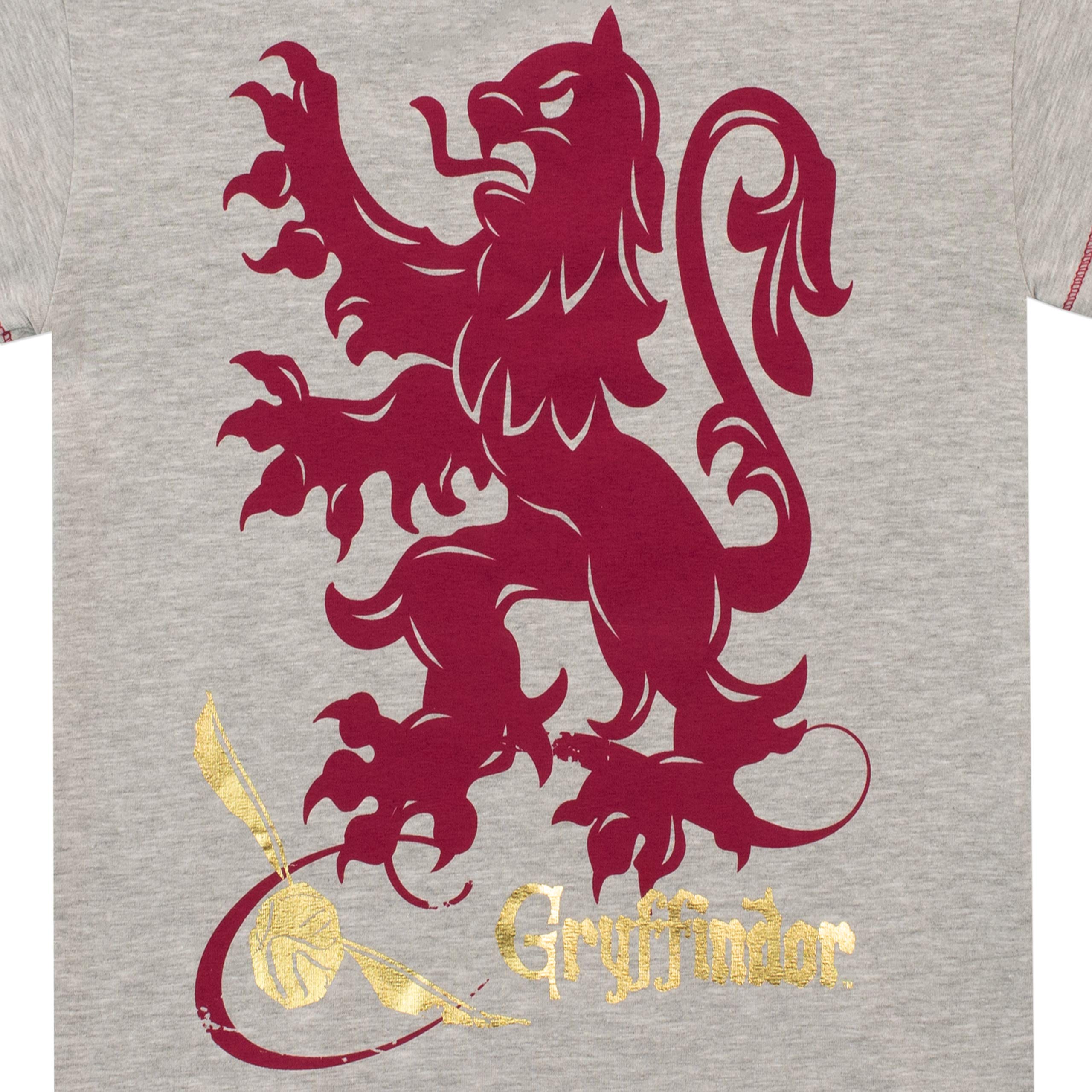 Harry Potter Dziewczęca krótka piżama Gryffindor
