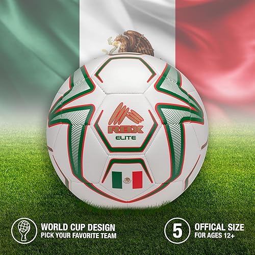 Miniatura 2 de RBX Balón de fútbol tamaño 5 Copa del Mundo y pelotas de fútbol de la selección nacional para adultos y niños