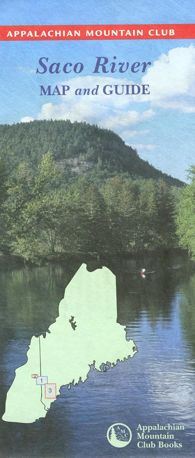 Saco River Map and Guide Amc River Map