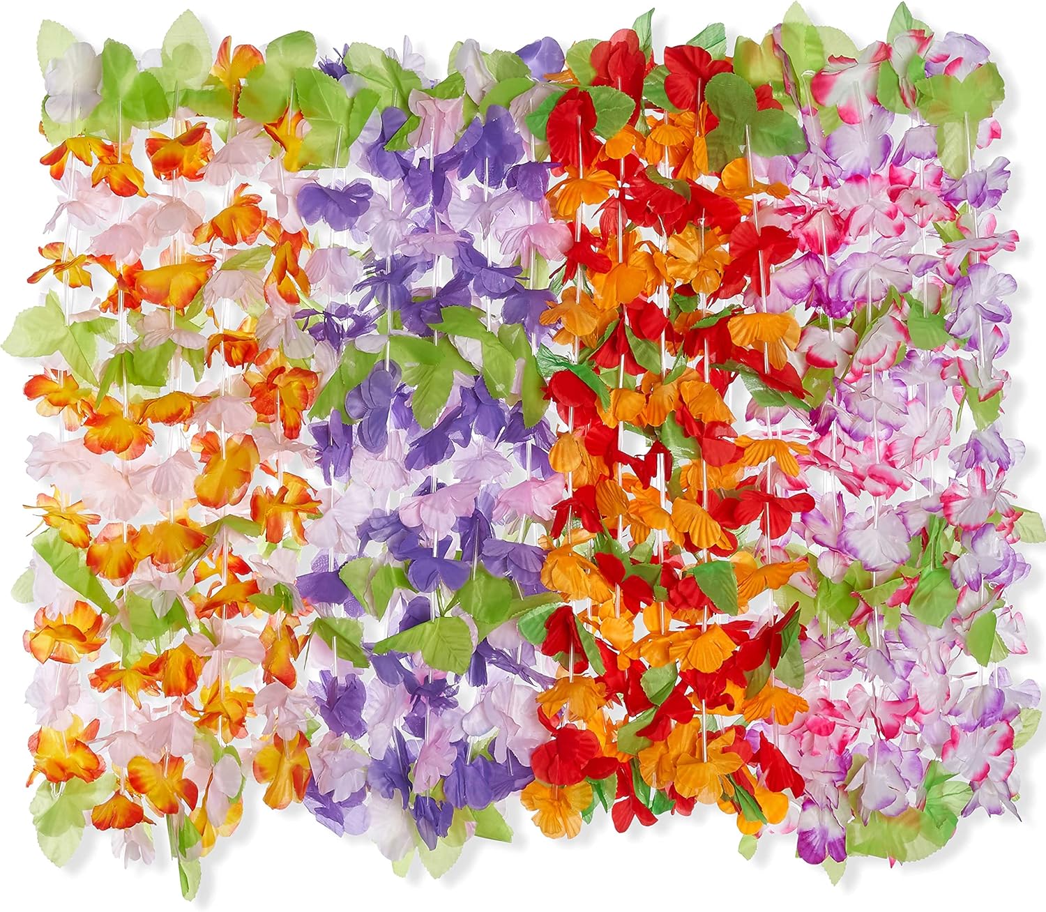 Collier De Fleurs Hawaïen, Pastel - Aux Feux De La Fête