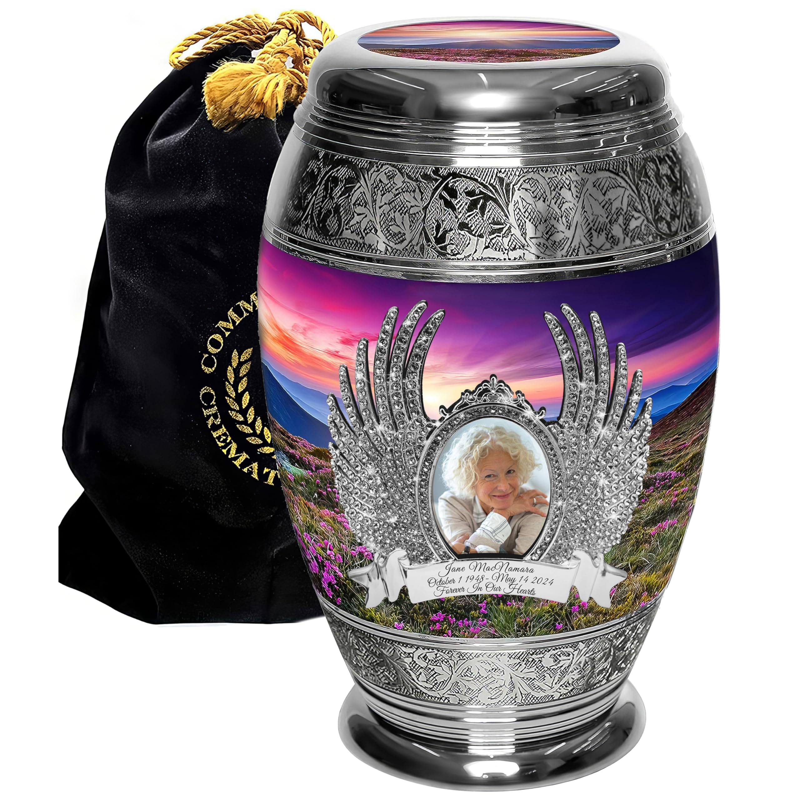 Heaven on Earth Cremation Urns for Human Ashes Adult Female Urns for Ashes