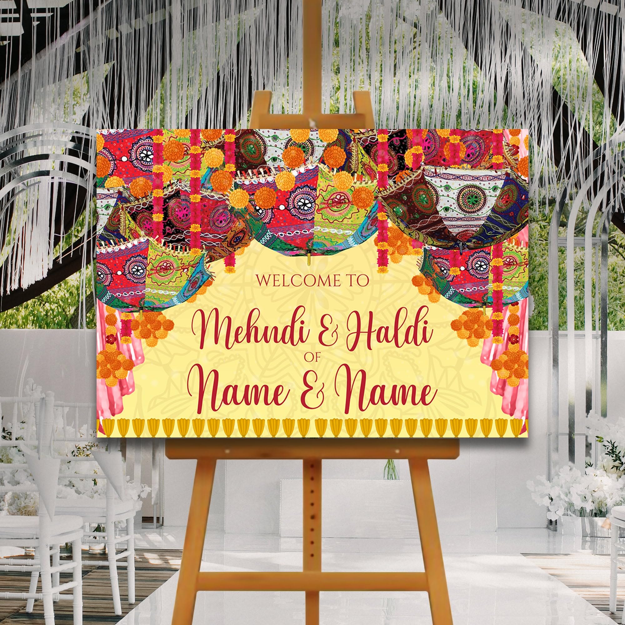 Mehndi Welcome Signs, Mehendi Signs, Umbrella Desi Decor, Mehndi Sign, Indian Decor Sign, Mendhi Umbrella, Henna Sign, Mehendi Welcome