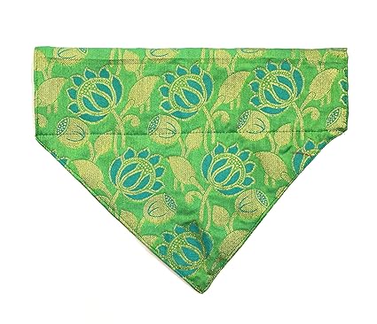 For The Fur Kids Traditional Dog Bandana: Wedding Clothes for Dogs (Green)