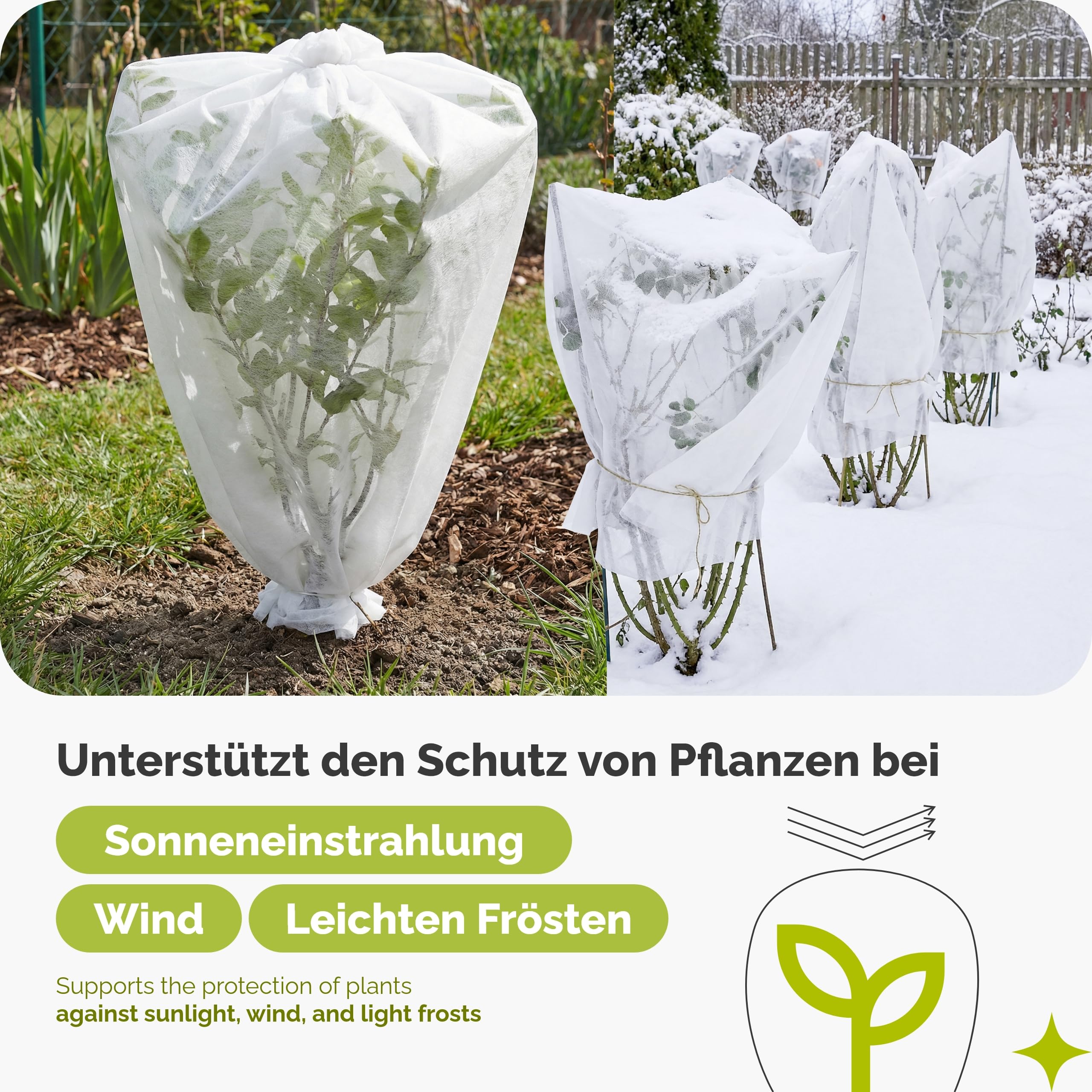 Garronda Pflanzenschutzvlies Gartenvlies Abdeckvlies 1,6 m x 250 m GD-0175 | 17g/m² ,Weiß, atmungsaktiv, UV-beständig, für Frostschutz, Frühbeet, Gemüsebeet, Pflanzenabdeckung und Pflanzen im Garten