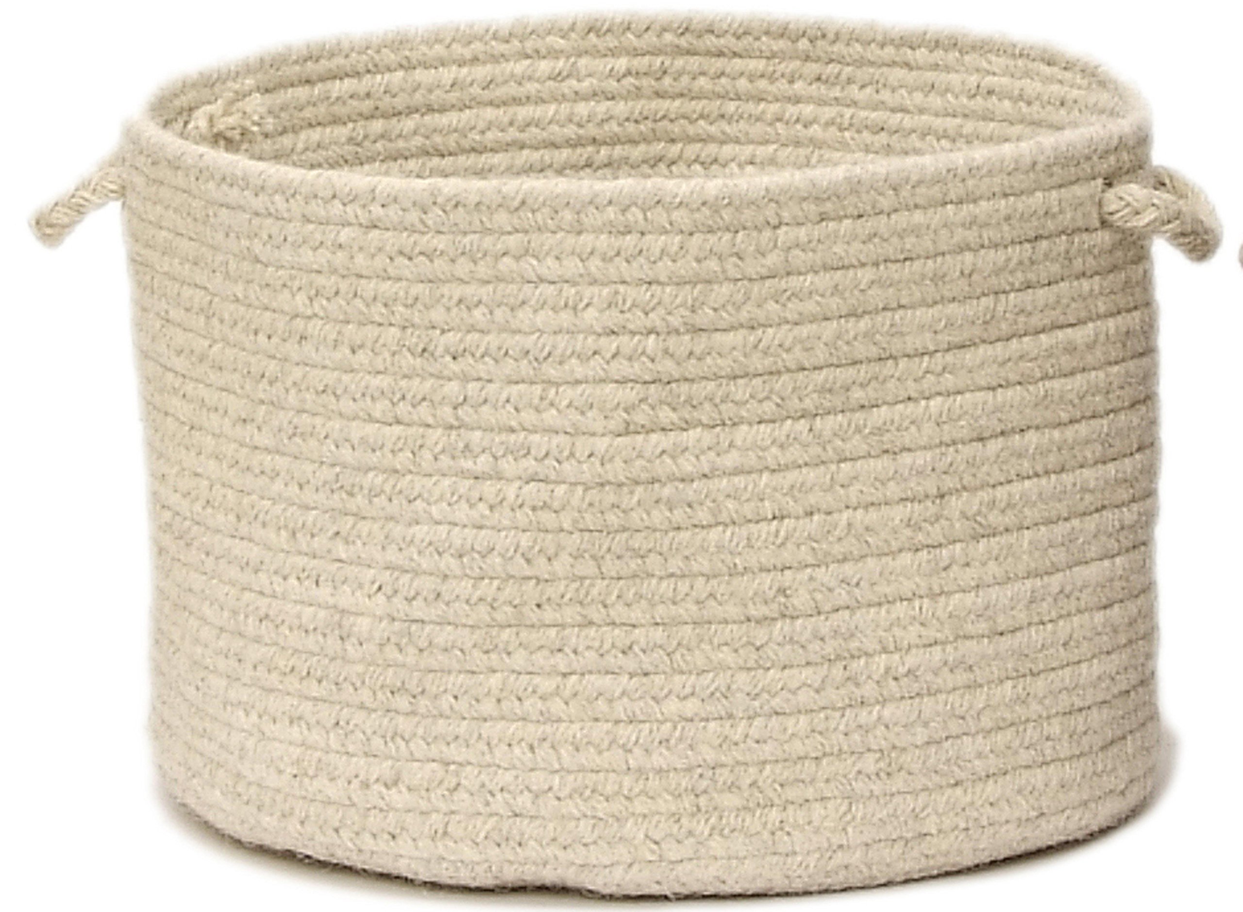 Colonial Mills Shear Natural Utility Basket, 14 by 10-Inch, Cobblestone