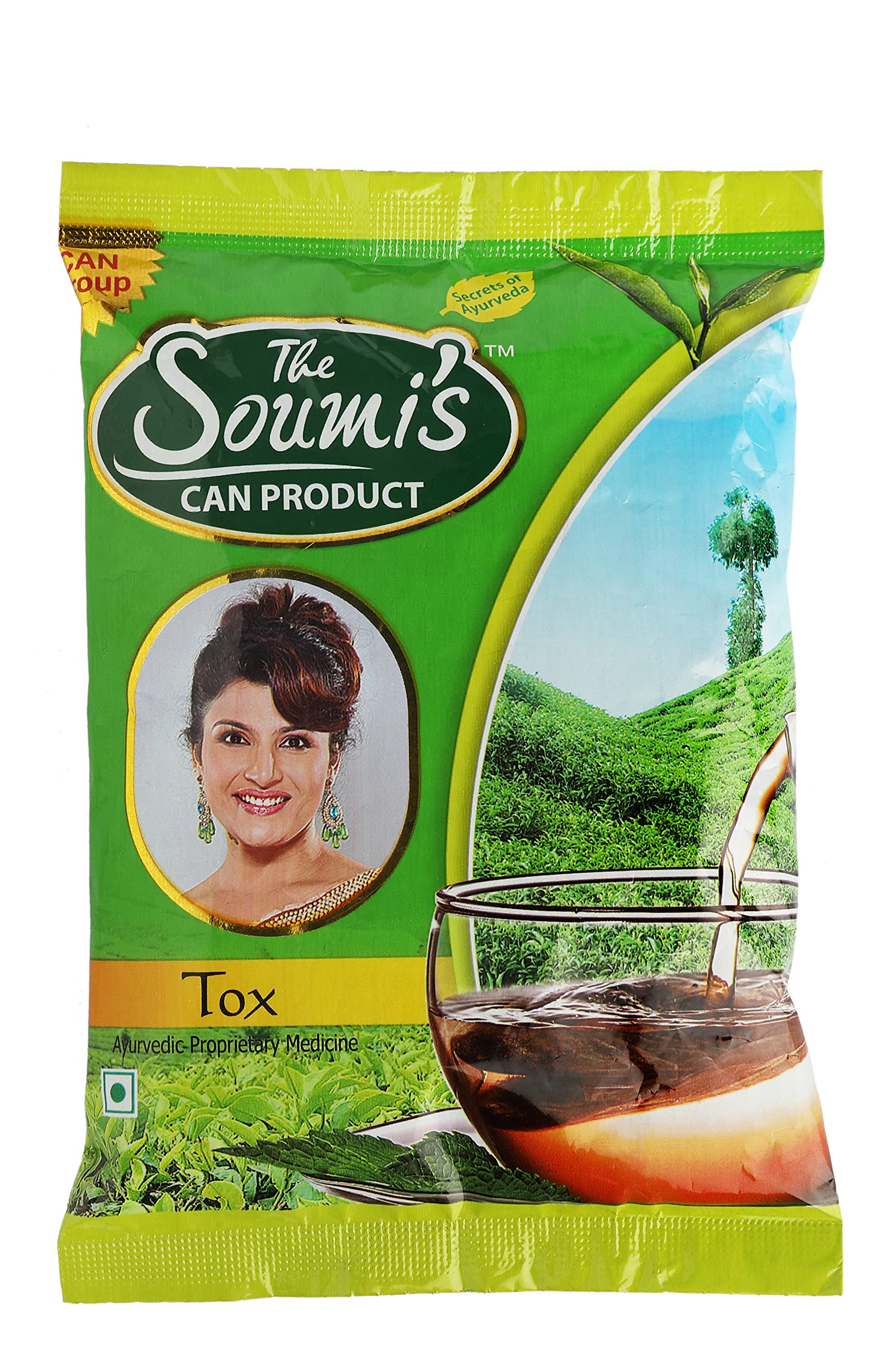 THE SOUMI'S CAN PRODUCT Tox | Herbal Formula with Tea Leaf, Triphala & Vitamin C | Promotes Detoxification, Weight Management & Nutrient Absorption | For Women & Men | 100gm (Pack of 1)