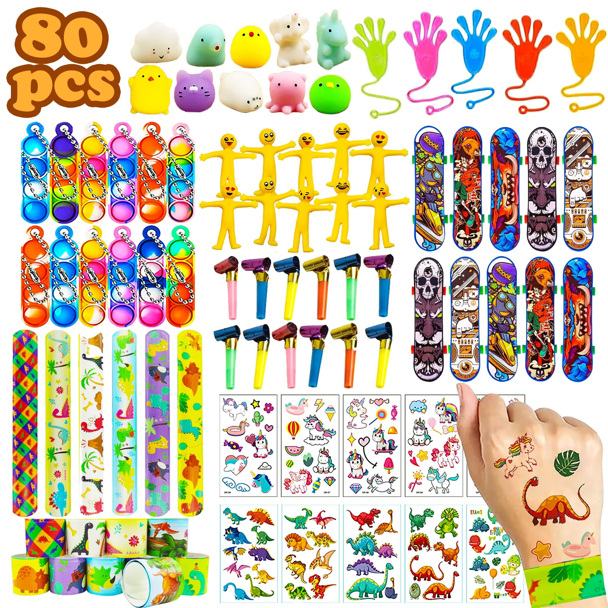 Wleozys 80pcs party bag fillers for kids ,Party Fillers for Kids Parties,Prize Box Toys Assortment Toys Classroom Prizes Rewards,Toy Bulk Party Bag Fillers for KidsWleozys 80pcs party bag fillers for kids ,Party Filler…