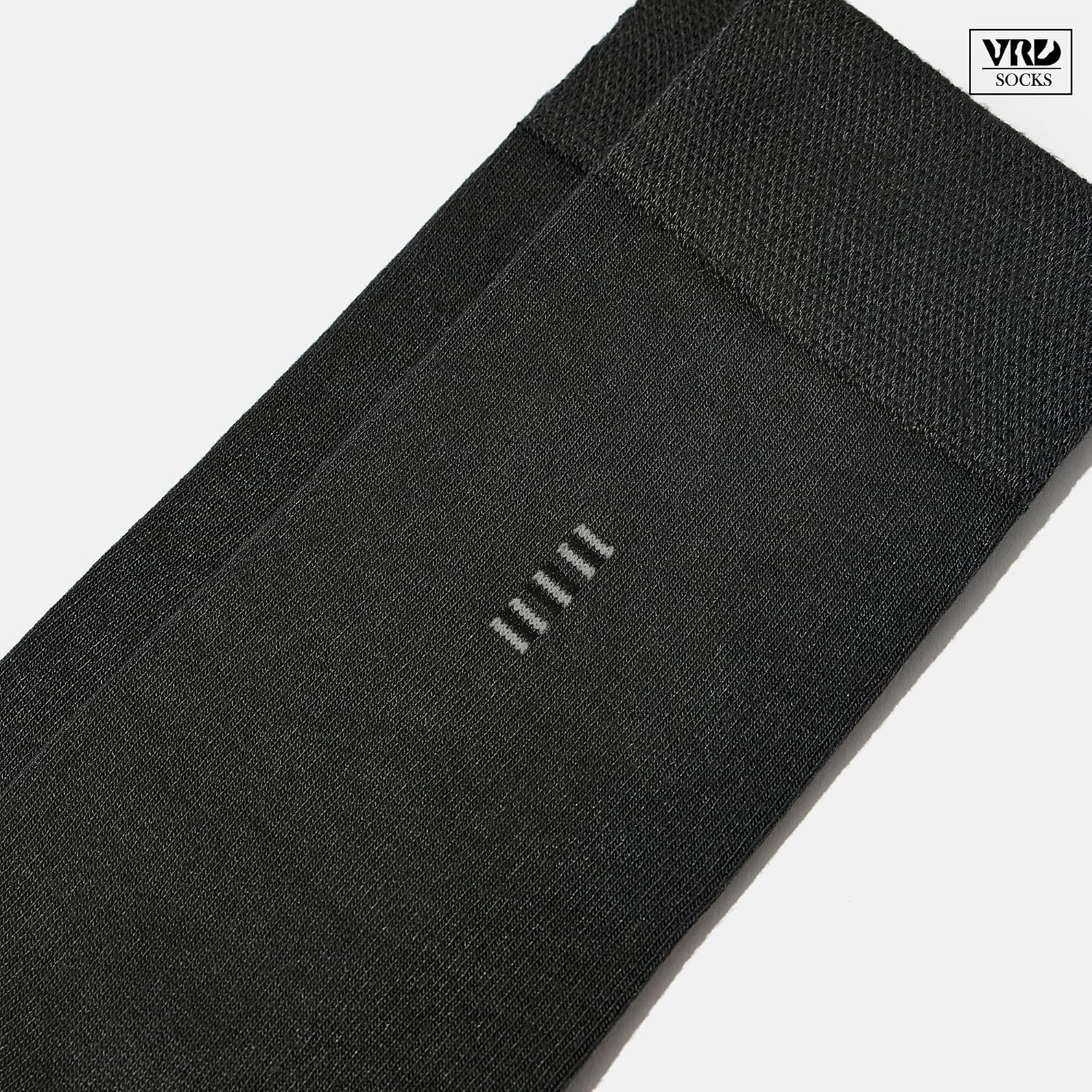 VRD Mens Dress Socks Bamboo Rayon 5-Pack Crew Socks Mid-Calf Length Fits Shoe Size 8-13 Gift Box